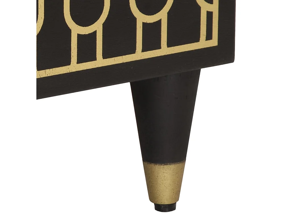 Nachttisch-Beistelltisch 40x33x46 cm Massivholz Mango SHL81547