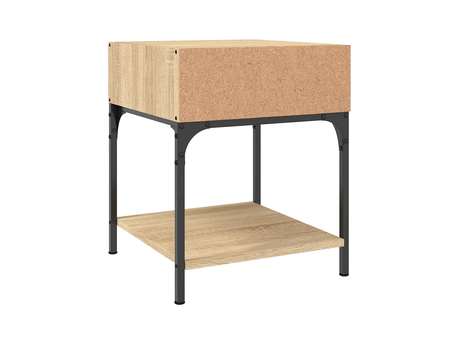 Mesitas de noche | Mesilla de noche 2 uds madera ingeniería roble Sonoma 40x41x50 cm