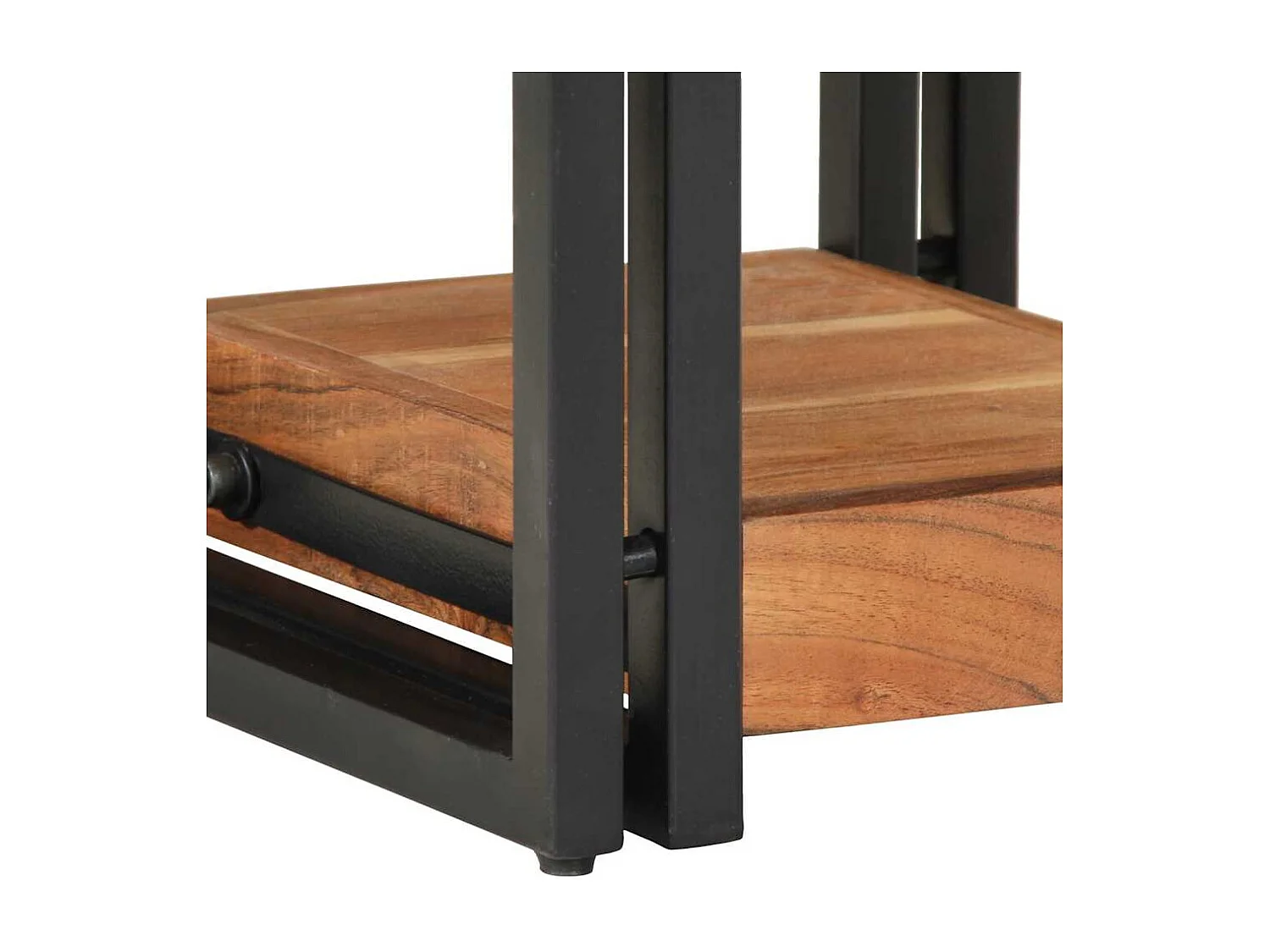 Mesita de Noche | Armario de Noche Marrón 30x30x40 cm madera maciza de acacia