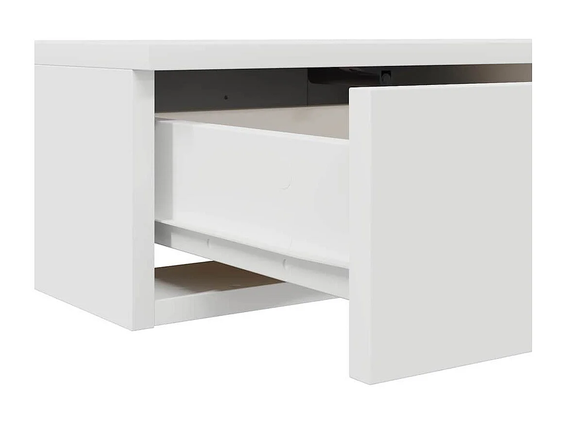 Cajones de cama con cajón Blanco 160x36.5x16.5 cm