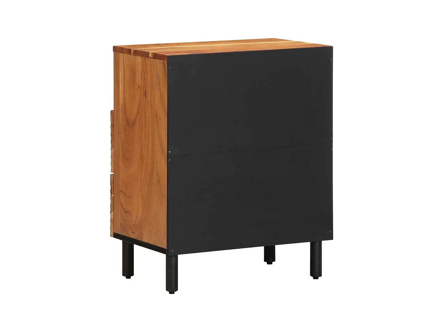 Mesita de Noche | Armario de Noche Marrón 50x33x62 cm madera maciza de acacia