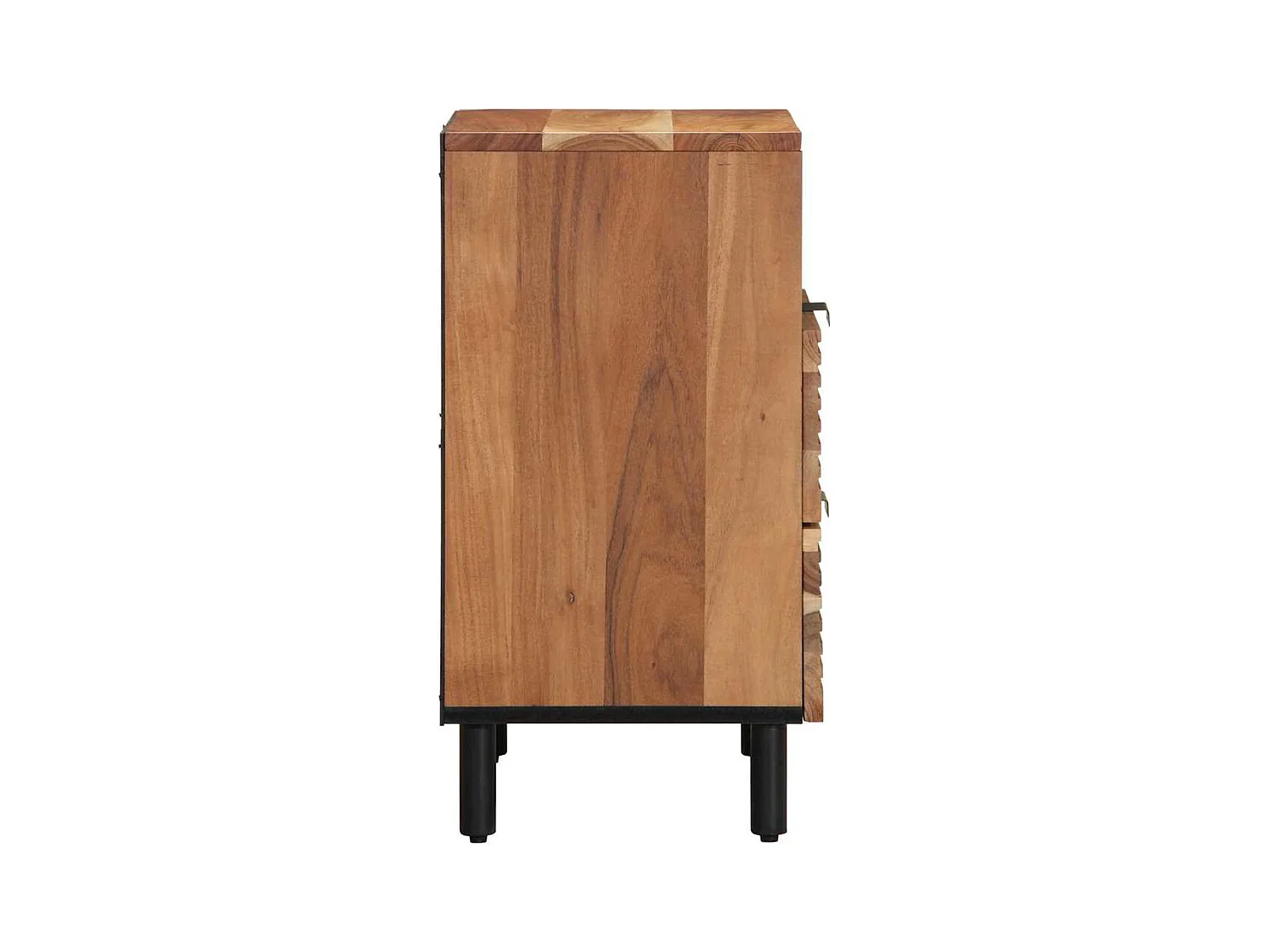Mesita de Noche | Armario de Noche Marrón 50x33x62 cm madera maciza de acacia