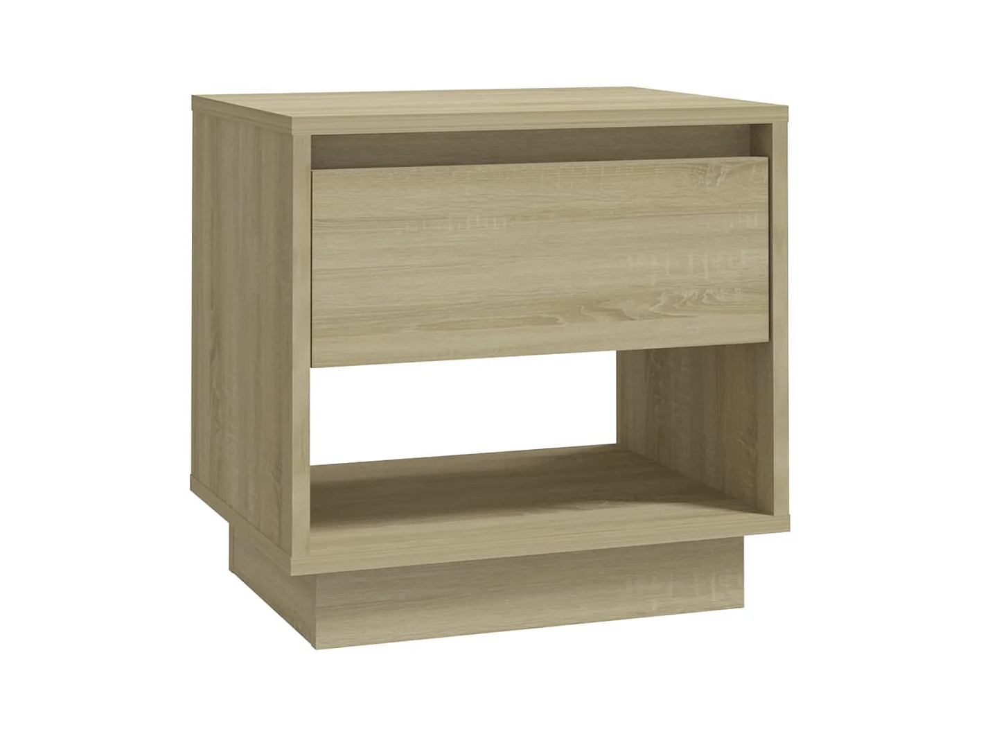 Tables de chevet-Tables d'appoint 2 pcs Chêne sonoma 45x34x44 cm Bois ingénierie