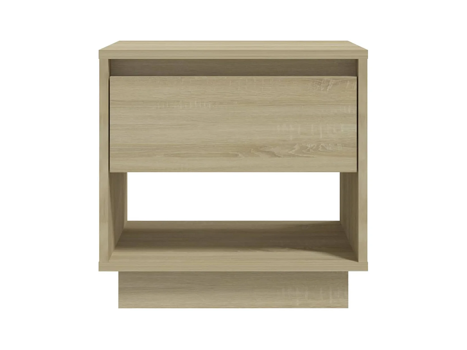 Tables de chevet-Tables d'appoint 2 pcs Chêne sonoma 45x34x44 cm Bois ingénierie