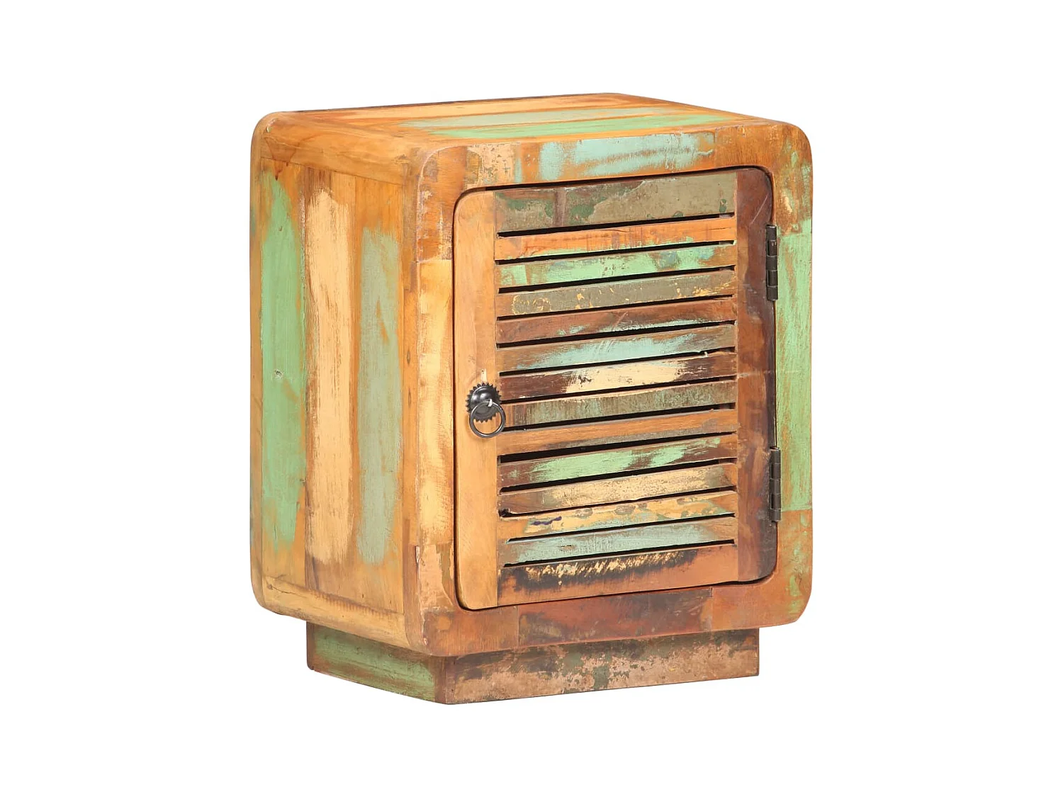 Mesa de Cabeceira | Mesa de Cama 40x30x50 cm madeira recuperada maciça