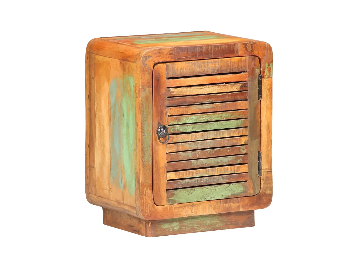 Mesa de Cabeceira | Mesa de Cama 40x30x50 cm madeira recuperada maciça