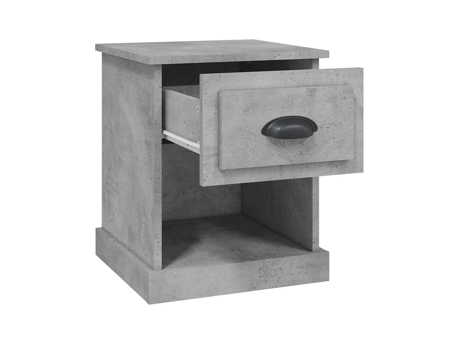 Mesitas de noche | Mesilla de noche 2 uds madera contrachapada gris 39x39x47,5 cm