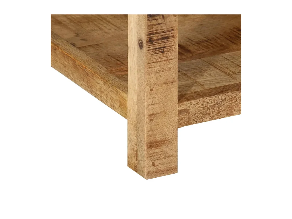 Mesita de noche | Mesilla de noche madera maciza de mango 40x40x50 cm