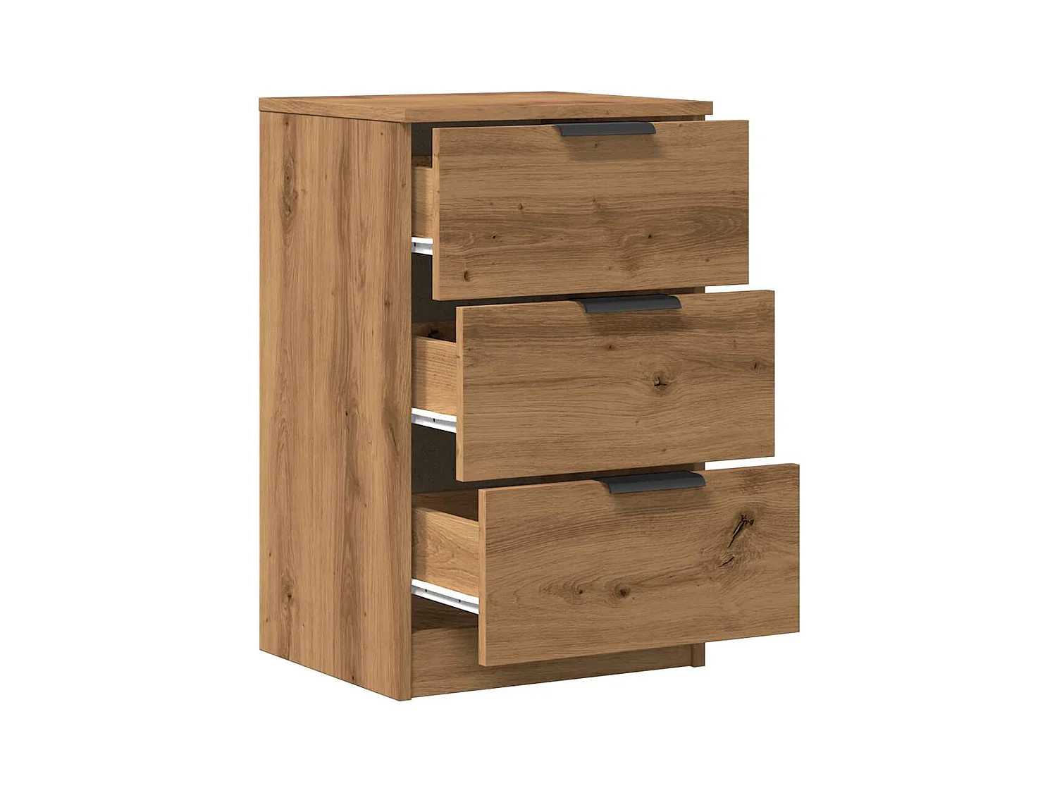 Mesita de noche | Mesilla de noche madera de ingeniería roble artisan 40x36x65 cm