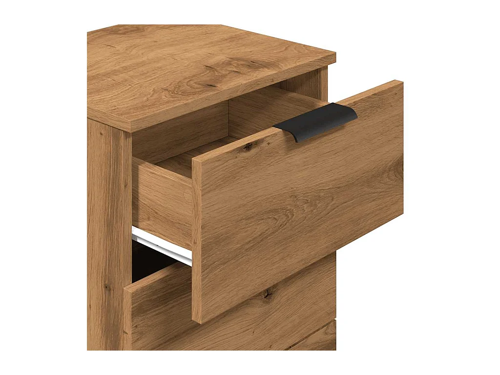 Mesita de noche | Mesilla de noche madera de ingeniería roble artisan 40x36x65 cm