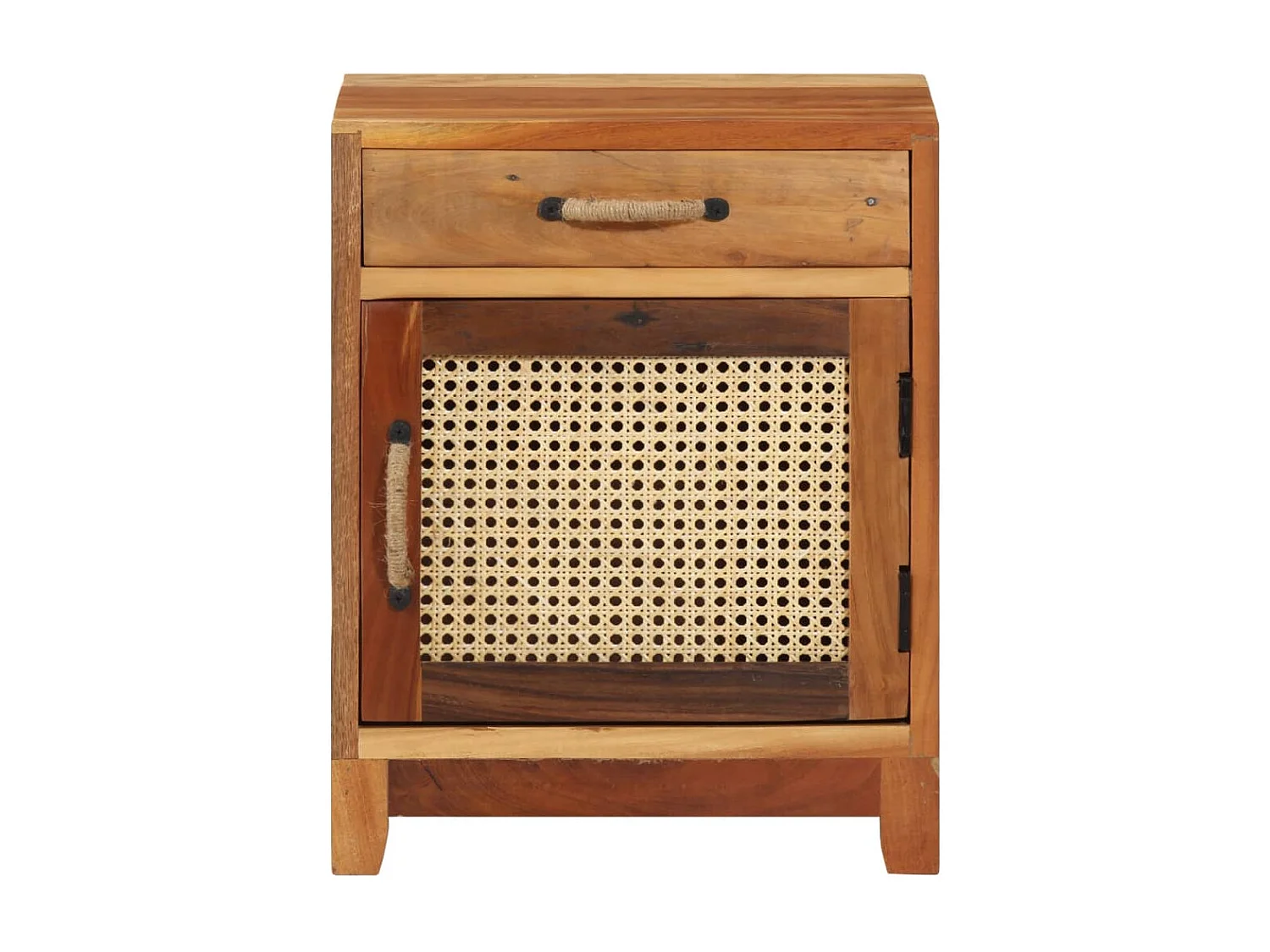 Nachttisch-Beistelltisch 40x30x50 cm Altholz Massiv SHL49120