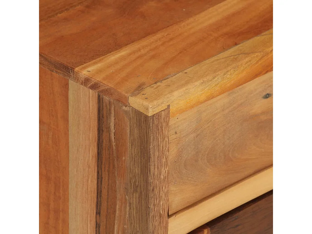 Nachttisch-Beistelltisch 40x30x50 cm Altholz Massiv SHL49120