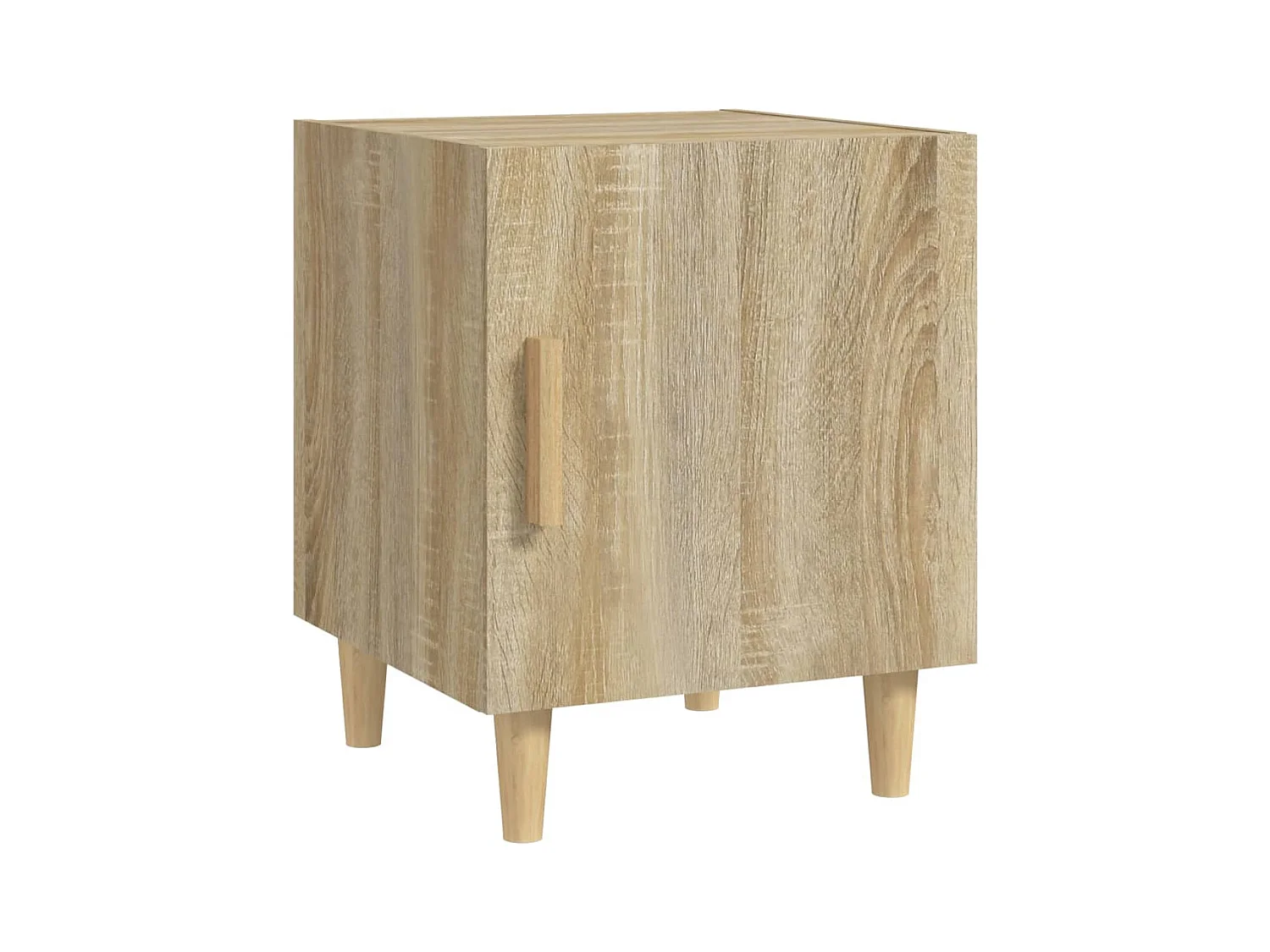 Table de Chevet Étroite-Tables d'appoint 2 pcs Chêne Sonoma Bois d'ingénierie