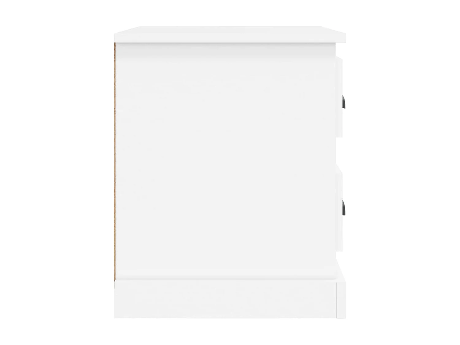 Nachttisch-Beistelltisch Weiß 39x39x47,5 cm Holzwerkstoff SHL21484