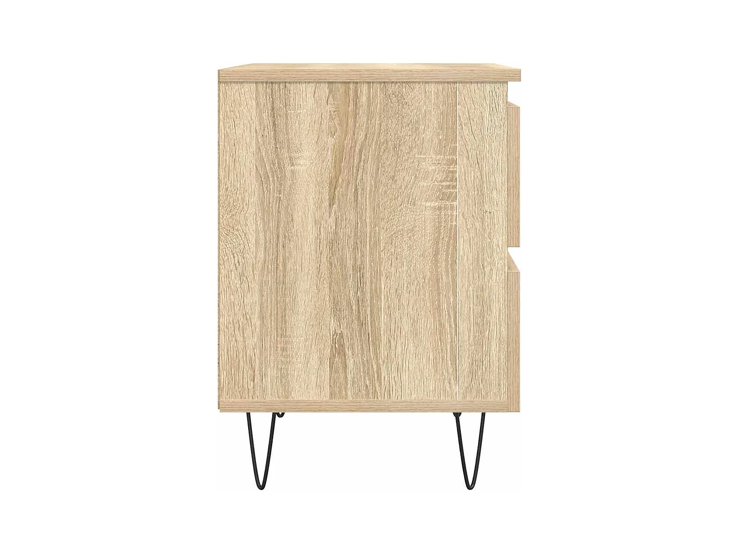 Mesita de noche | Mesilla de noche madera de ingeniería roble Sonoma 40x35x50 cm