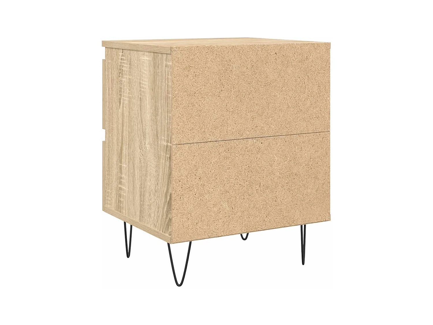 Mesita de noche | Mesilla de noche madera de ingeniería roble Sonoma 40x35x50 cm