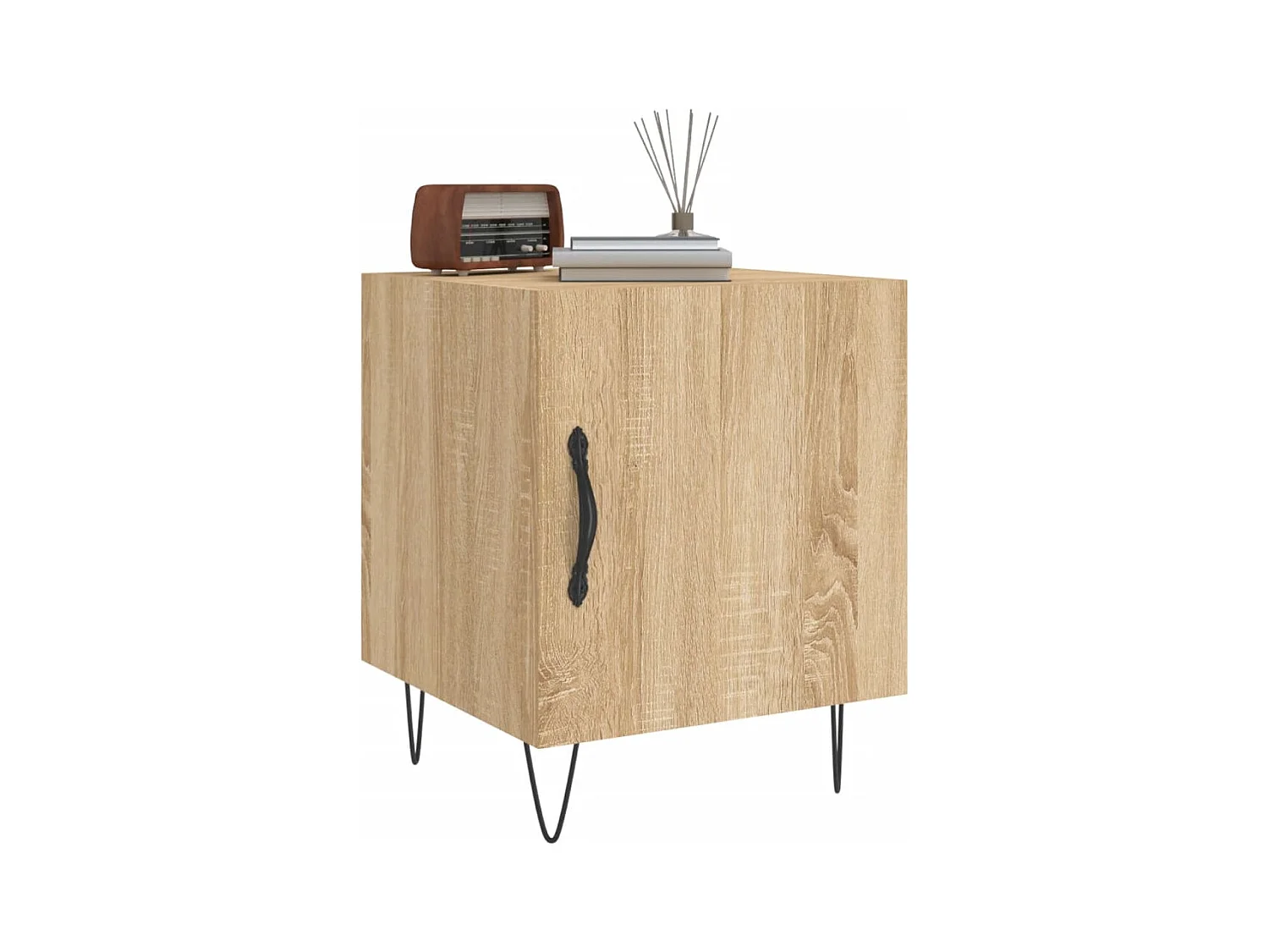 Table de chevet-Table d'appoint-Table de nuit chêne sonoma 40x40x50 cm bois d’ingénierie