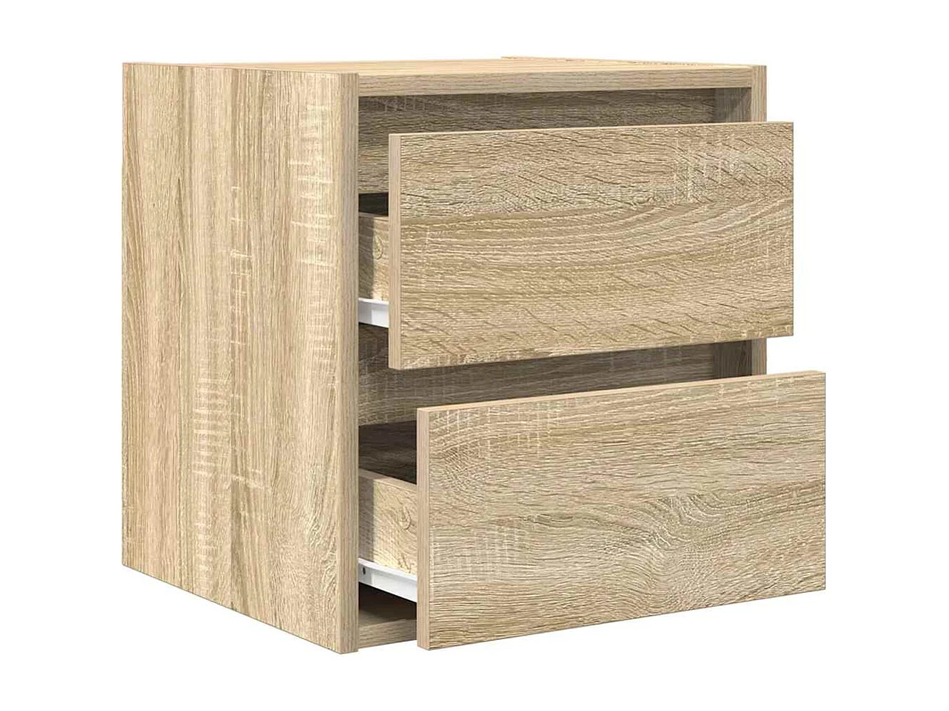 Tables de chevet murales 2 pcs chêne sonoma 38x34x40 cm