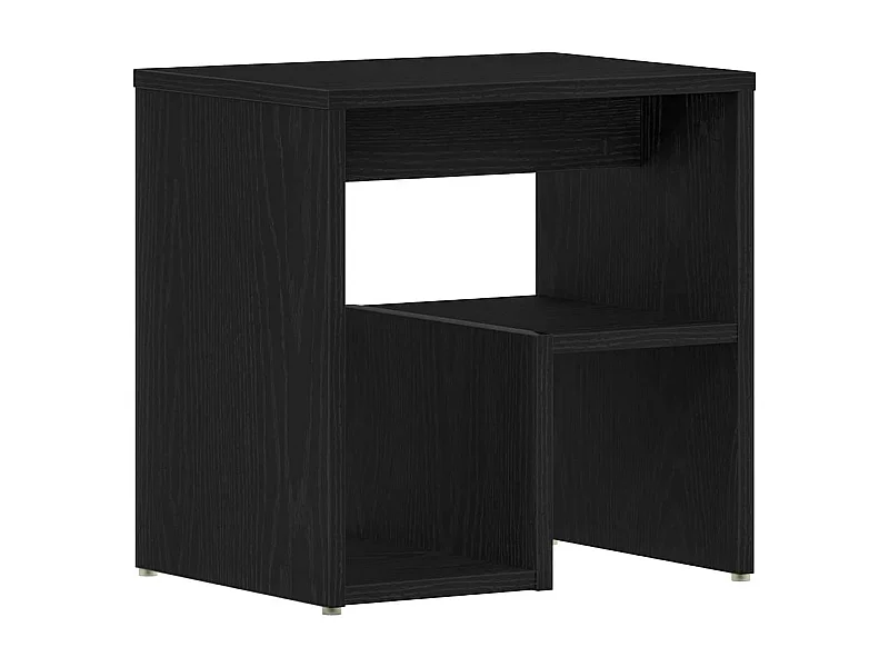 Table de chevet-Table d'appoint Chêne noir 40x30x40 cm Bois d'ingénierie