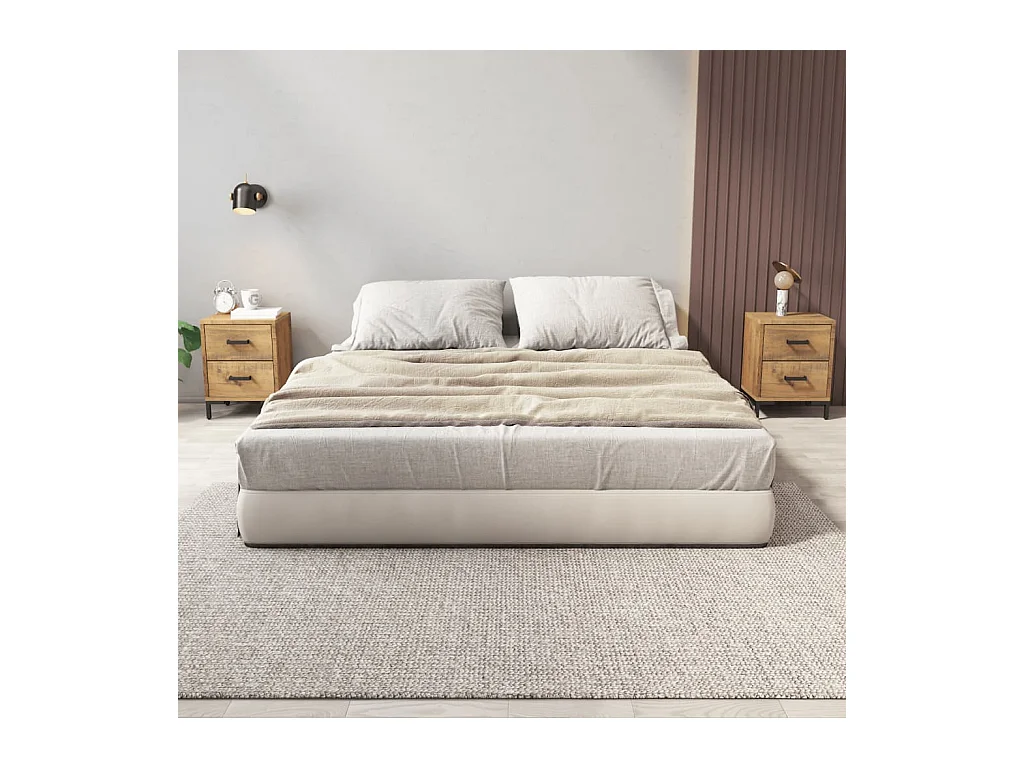 Mesitas de noche | Mesilla de noche 2 uds madera maciza de pino 36x30x45 cm