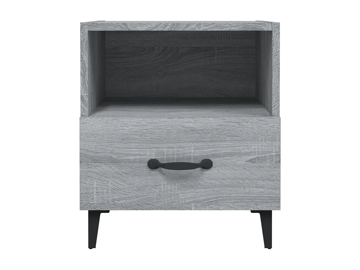 Nachttisch-Beistelltisch Grau Sonoma Holzwerkstoff SHL97418