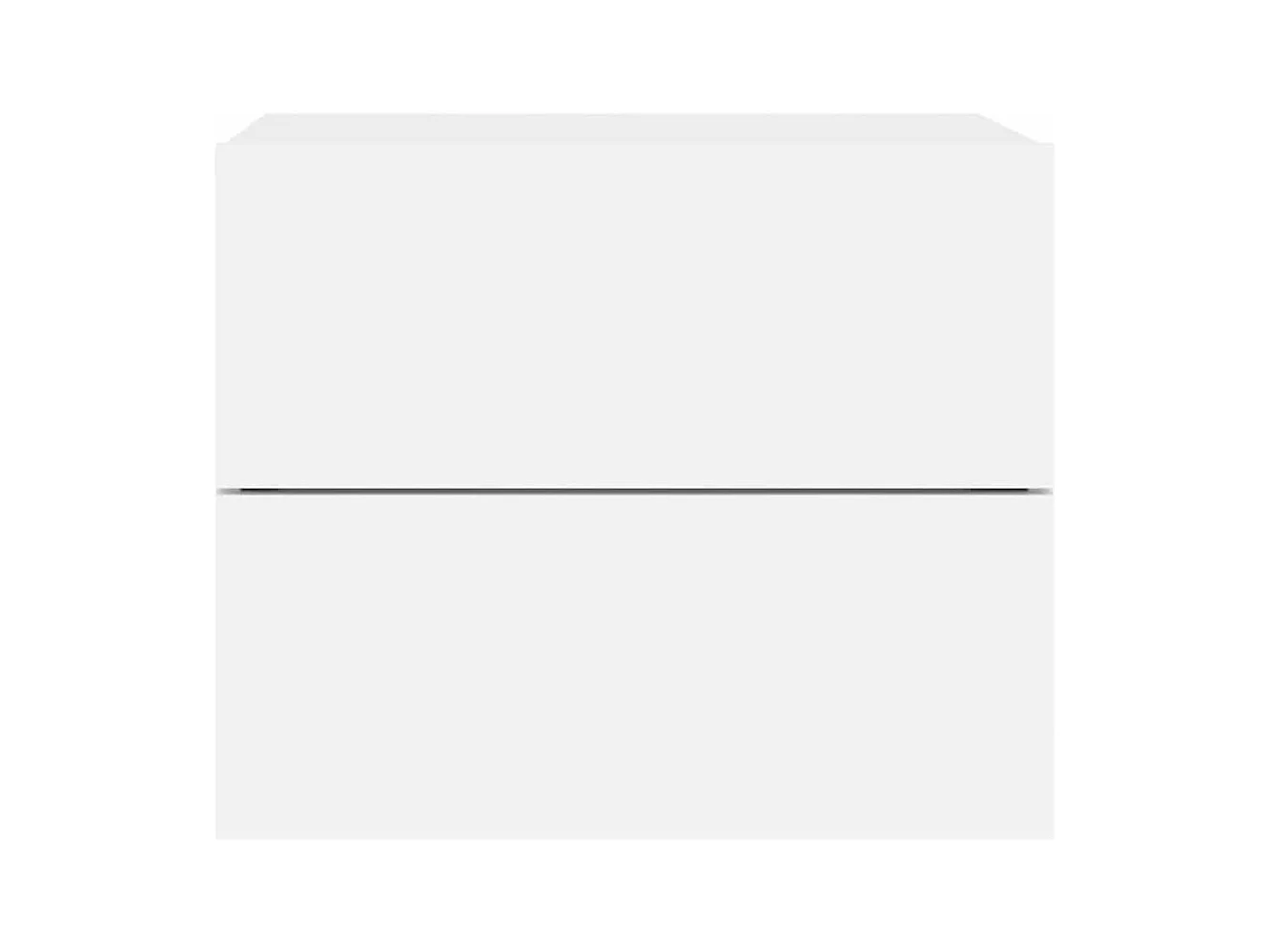 Mesita de noche | Mesilla de noche de pared con luces LED blanco