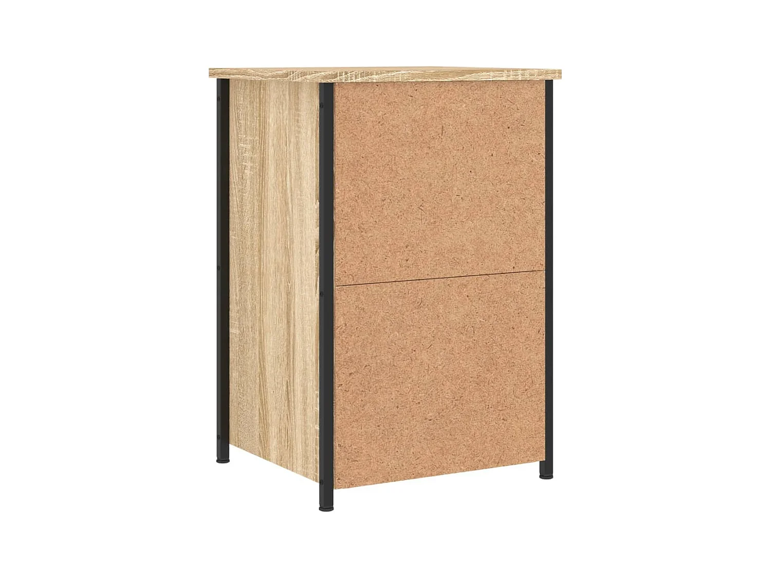 Mesita de noche | Mesilla de noche madera de ingeniería roble Sonoma 40x36x60 cm