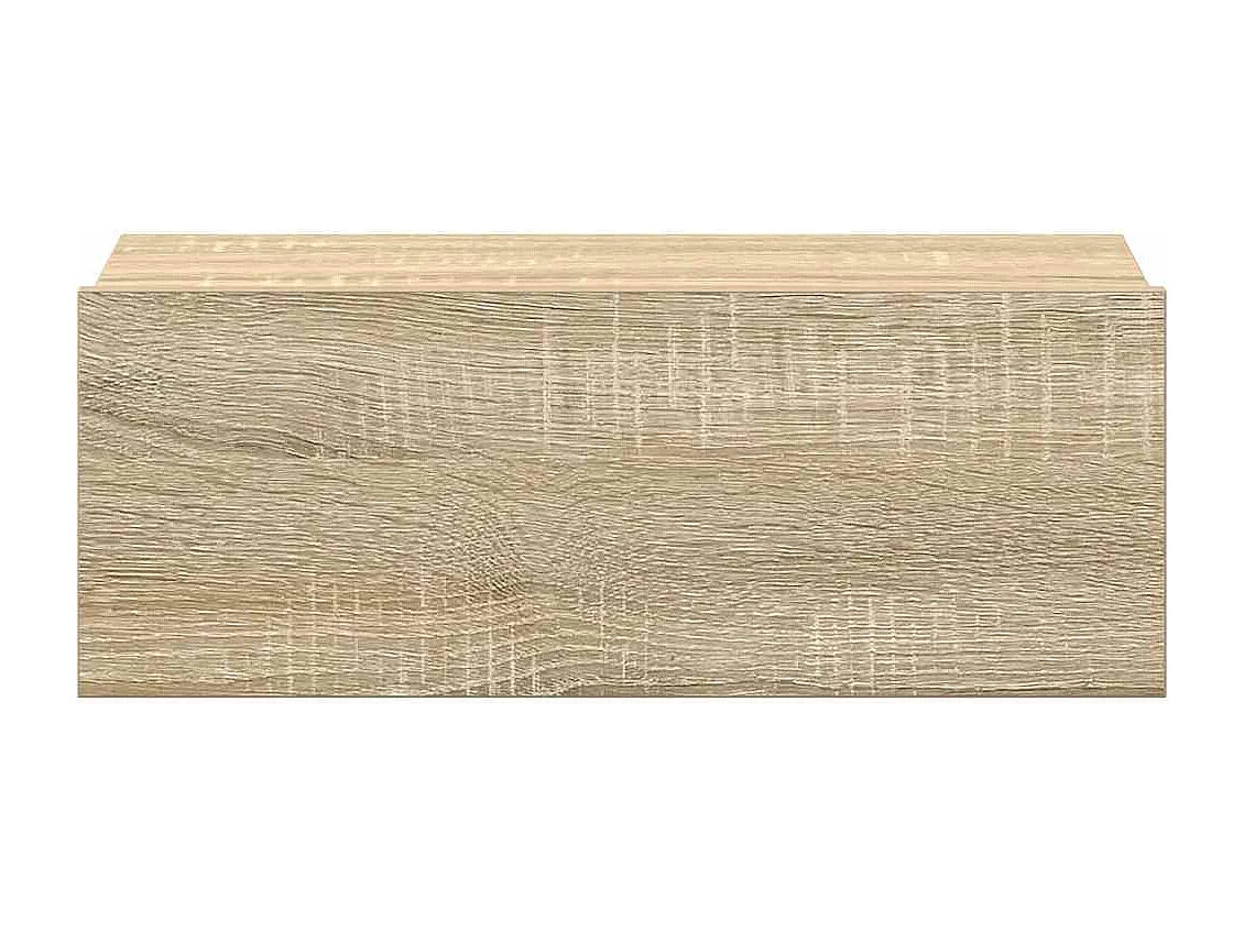 Nachttisch hängend | Wand-Nachttisch Sonoma-Eiche 40x30x15 cm Holzwerkstoff SHL55754