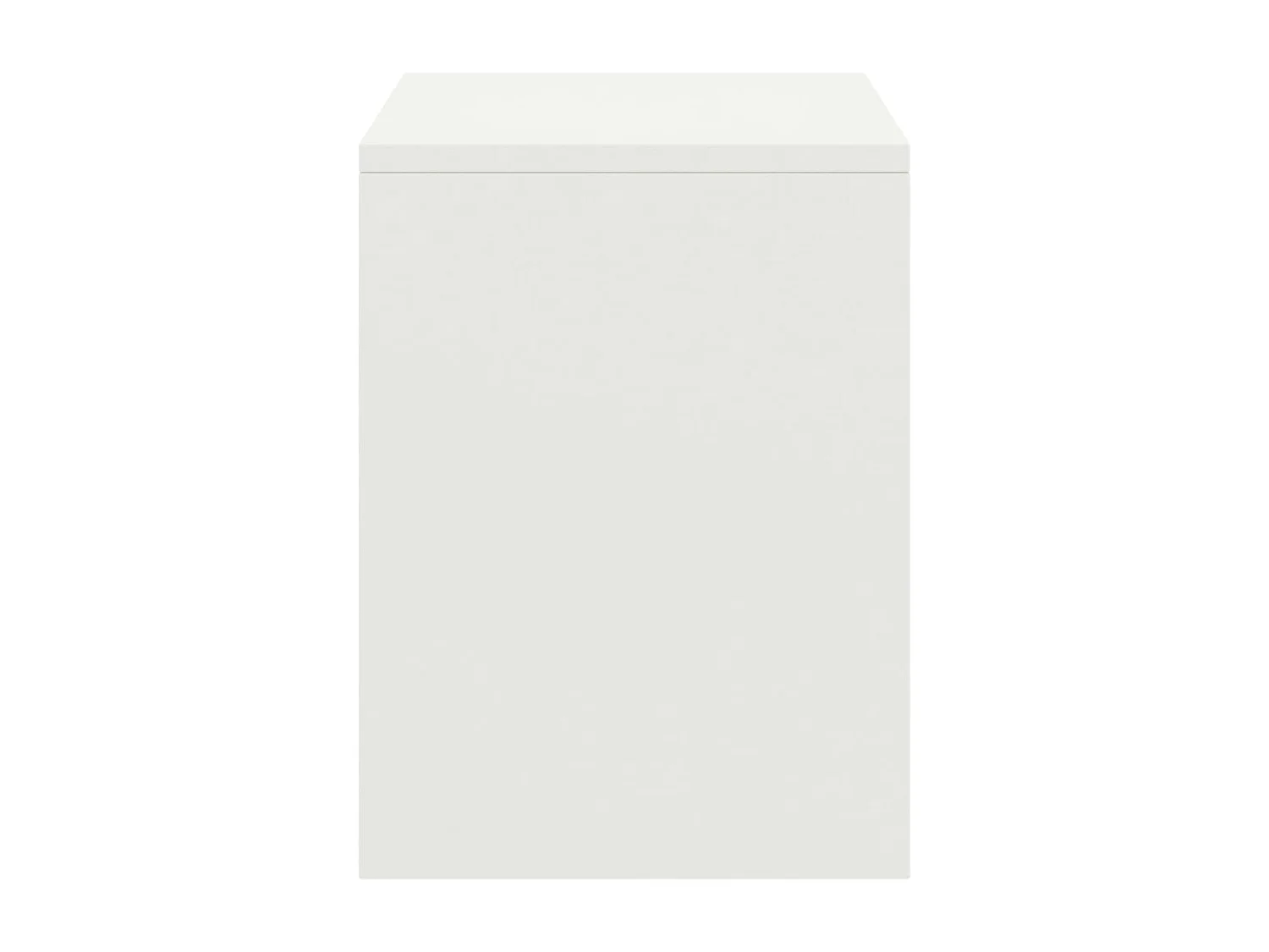 Mesita de noche | Mesilla de noche madera maciza de mango blanco 35x30x40 cm