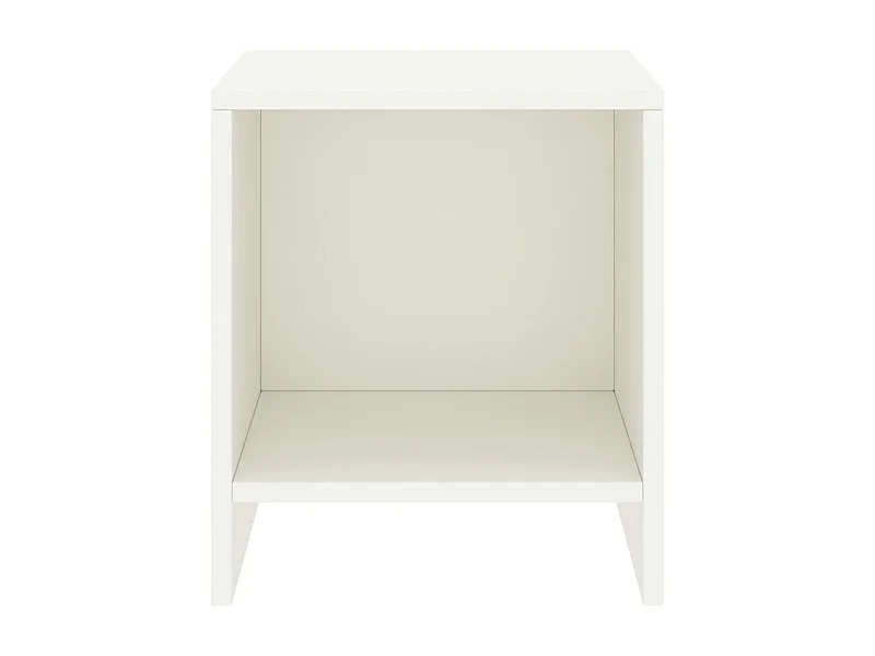 Table de chevet-Table d'appoint Blanc 35x30x40 cm Bois de pin massif