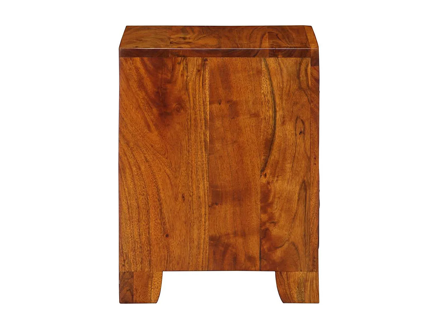 Nachttisch-Beistelltisch-Nachttischkommode 2 Stk. 35x35x45 cm Massivholz Akazie SHL13094