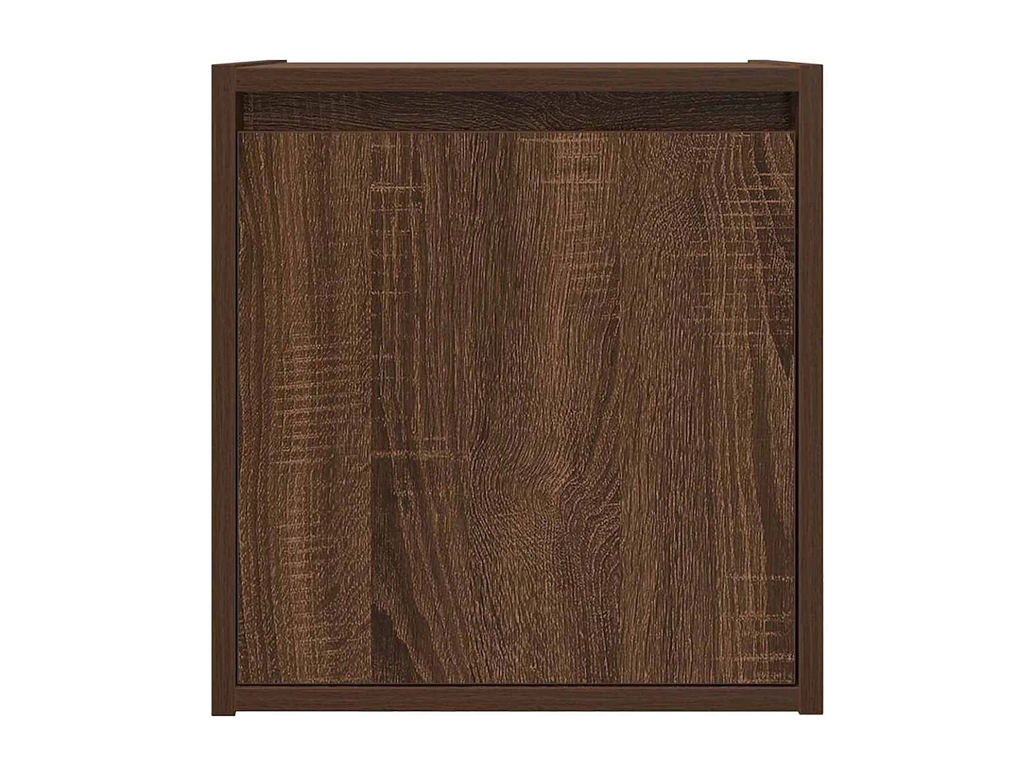 Nachttisch hängend | Wand-Nachttisch Braun Eichen-Optik 38x34x40 cm SHL77595