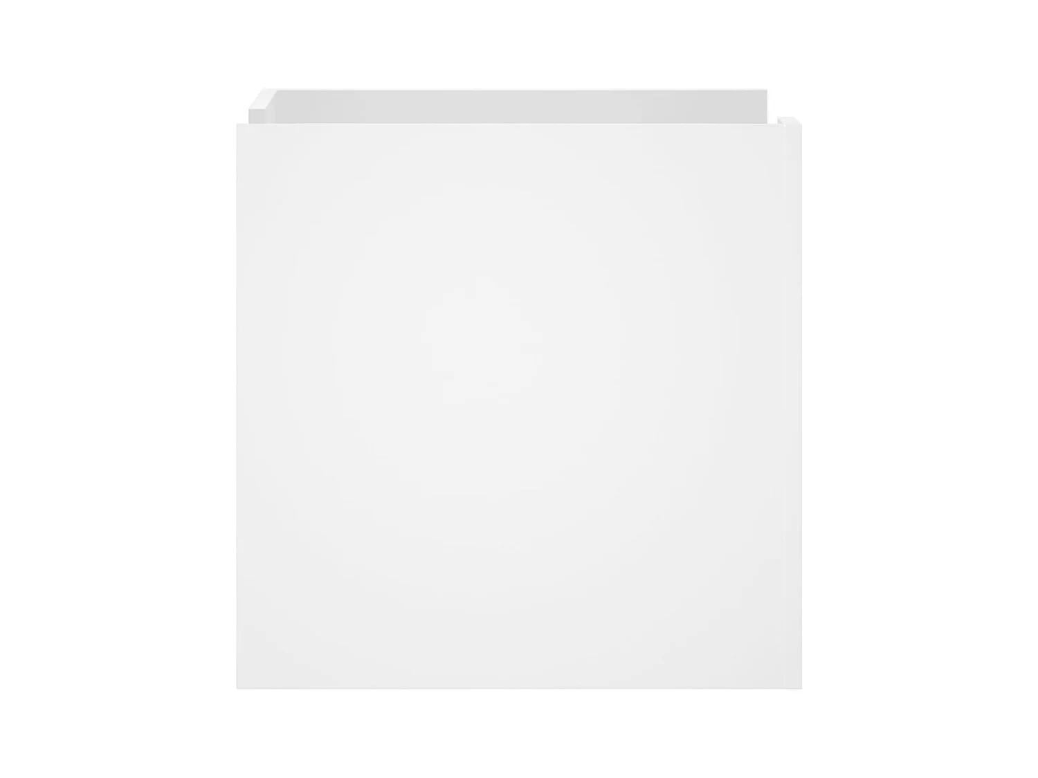 Table de chevet-Table d'appoint Compartiments ouverts blanc 45x50x50 cm bois d’ingénierie