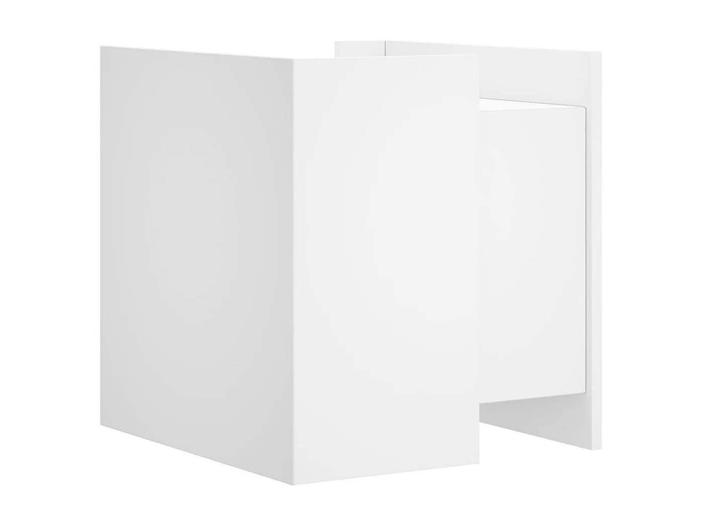 Nachttisch-Beistelltisch Weiß 45x50x50 cm Holzwerkstoff SHL51681