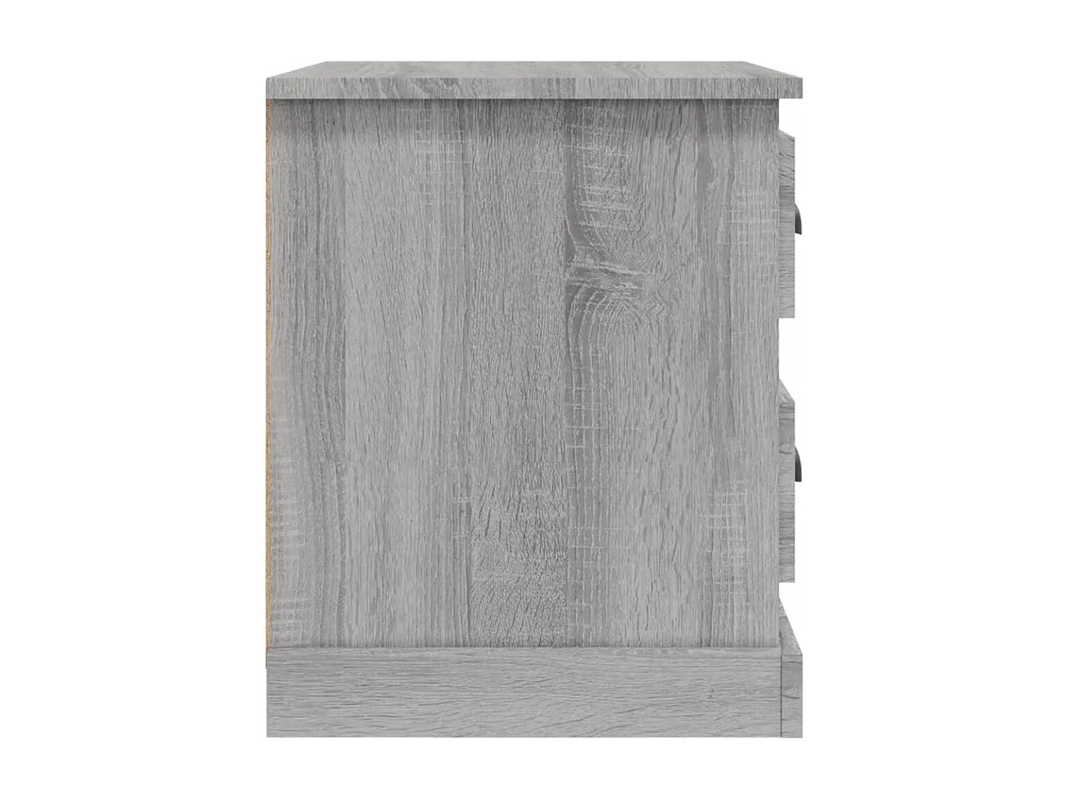 Mesitas de noche | Mesilla de noche 2 uds madera contrachapada gris 39x39x47,5 cm