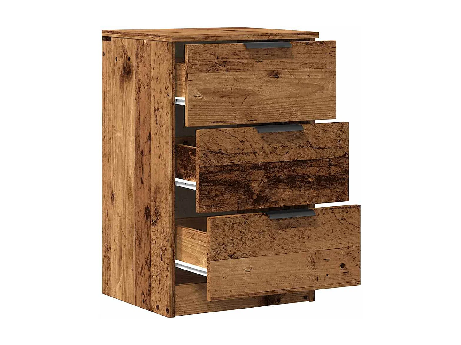 Nachttisch-Beistelltisch Altholz-Optik 40x36x65 cm Holzwerkstoff SHL28640