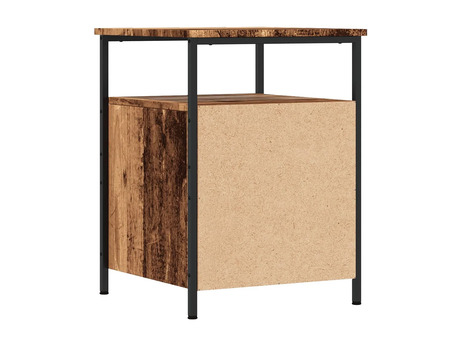 Nachttisch-Beistelltisch Altholz-Optik 44x45x60 cm Holzwerkstoff SHL54838