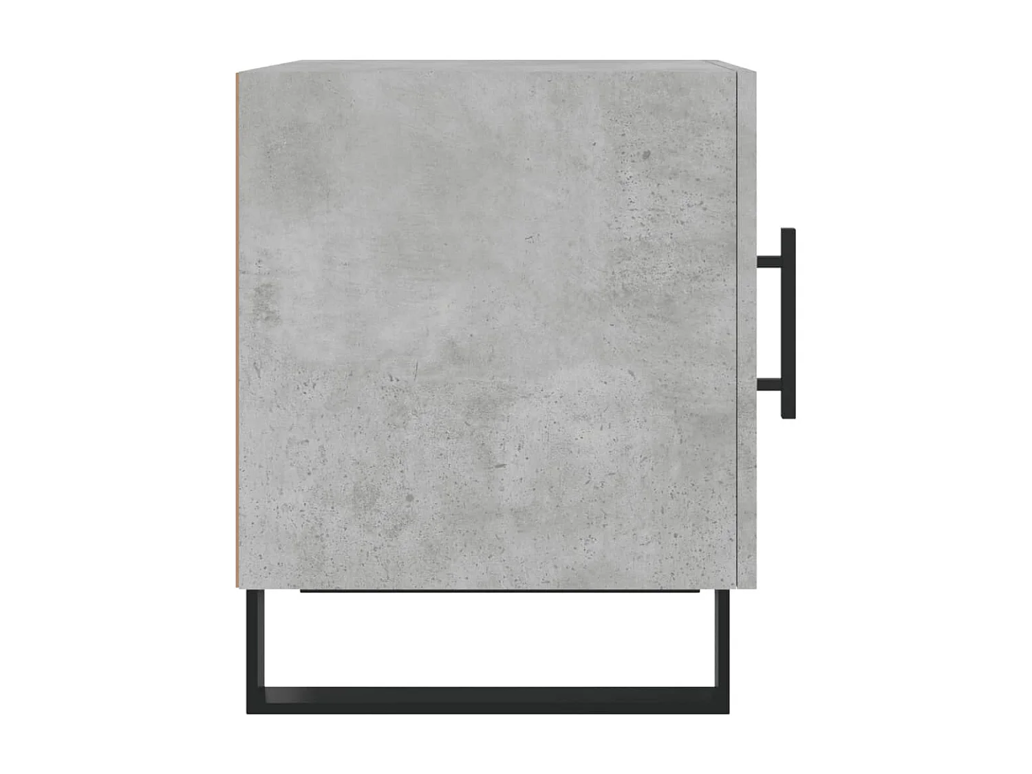 Lot de 2 Tables de chevet avec rangement gris béton 40x40x50 cm bois d’ingénierie