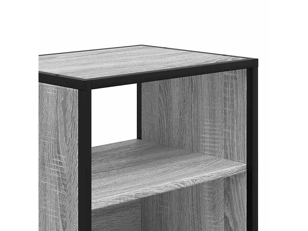 Mesitas de noche | Mesilla de noche de pared 2 unidades gris sonoma 40x31x39,5 cm