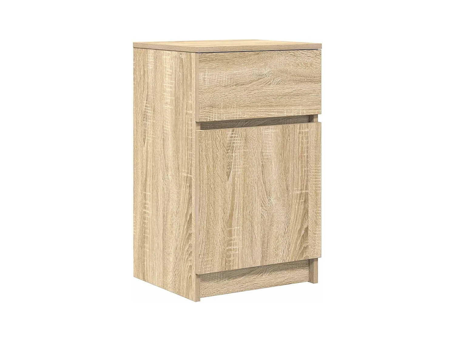 Mesitas de noche | Mesilla de noche 2 uds madera ingeniería roble Sonoma 39x35x65 cm