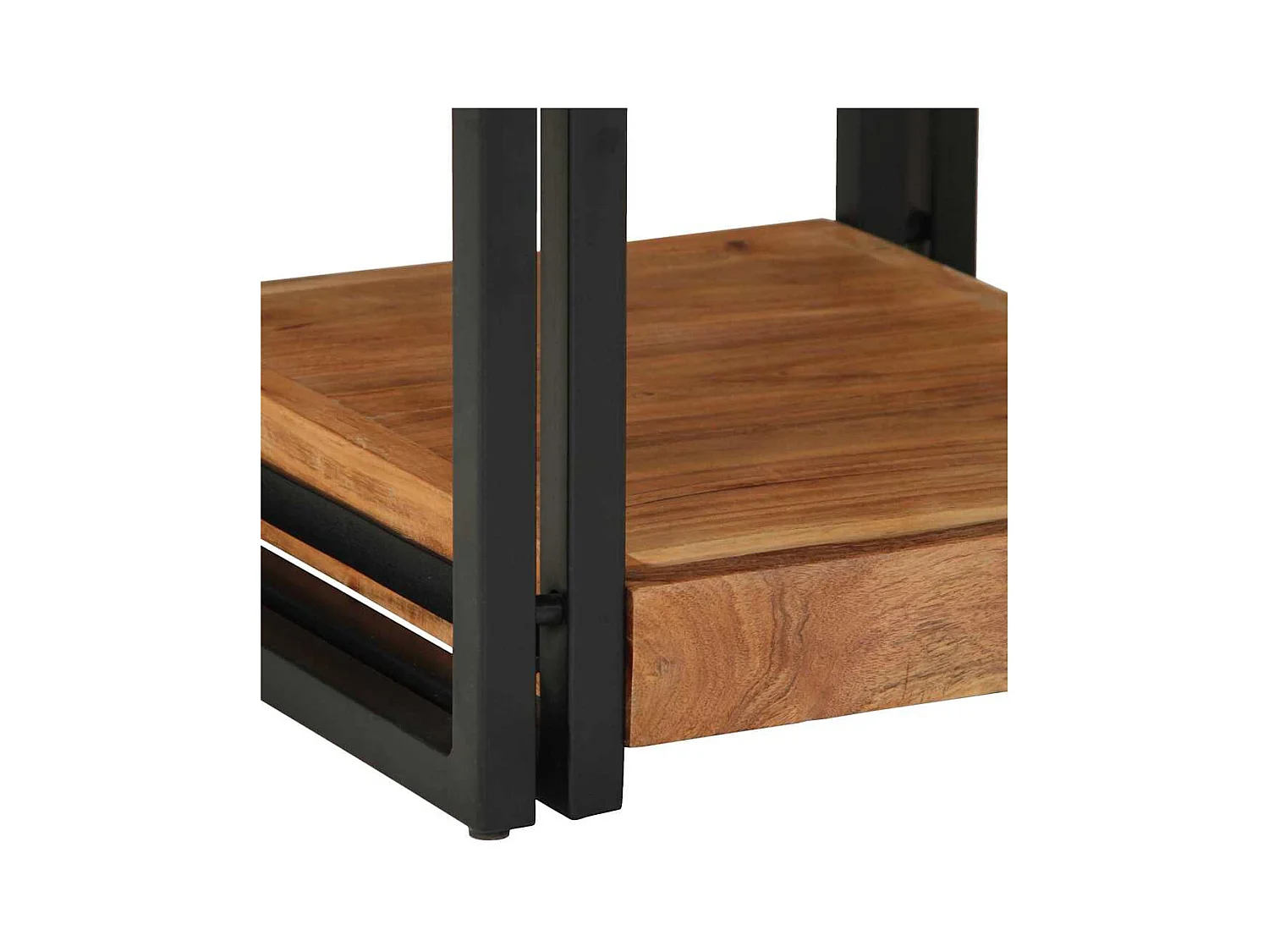 Mesita de Noche | Armario de Noche Marrón 40x40x50 cm madera maciza de acacia