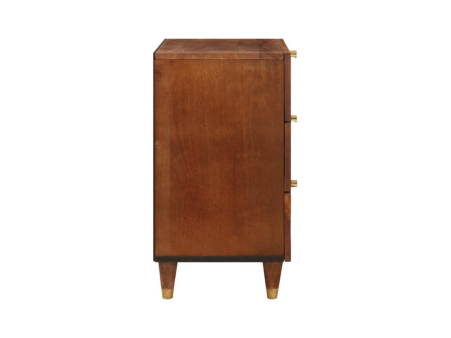 Mesas de noche | Mesa auxiliar | Mesita de noche Marrón 50x33x60 cm