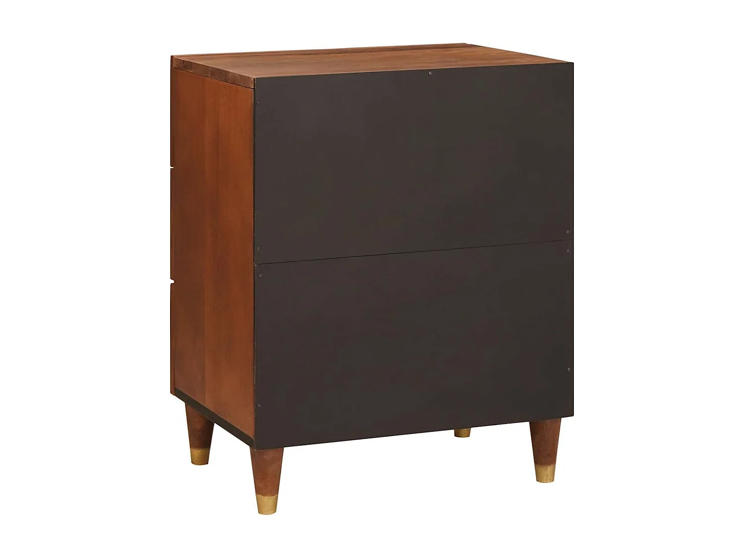 Nachttisch-Beistelltisch Braun 50 x 33 x 60 cm Massivholz Mango SHL11050