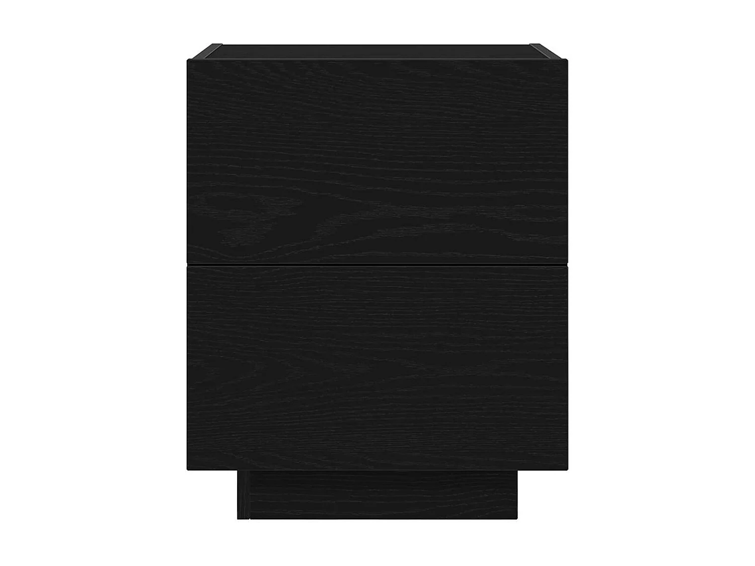 Mesita de Noche | Armario de Noche | Mesilla de noche con cajón Roble negro