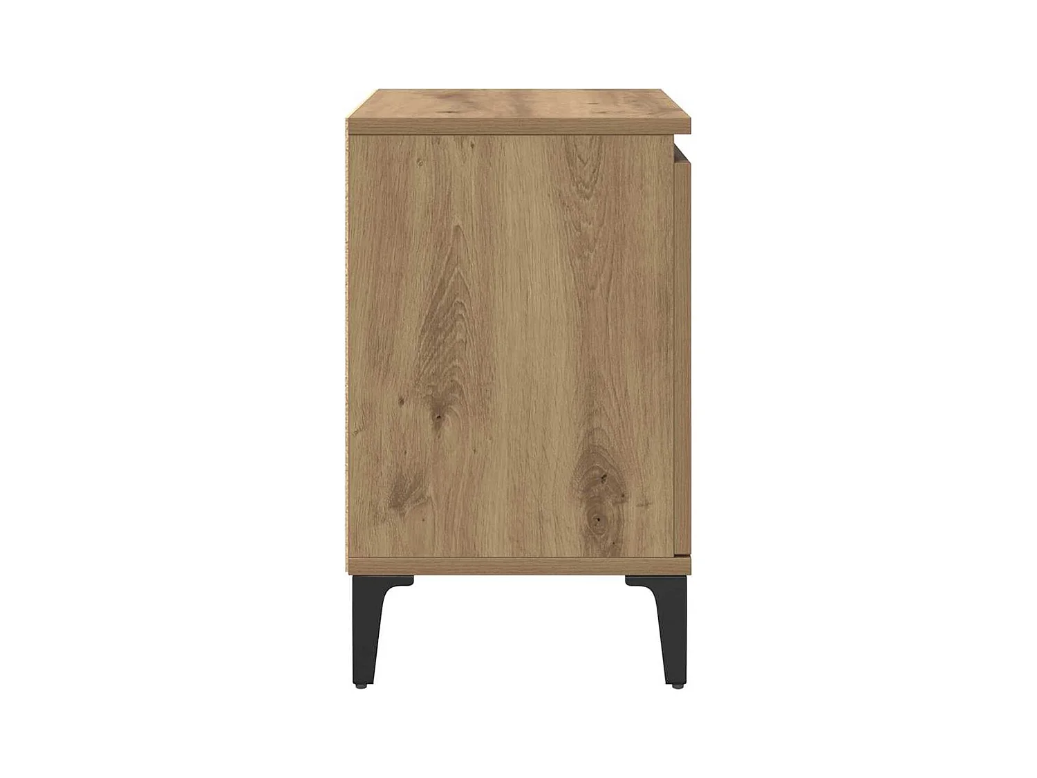 Mesita de Noche | Armario de Noche | Mesa auxiliar Roble artisan 40x30x50 cm