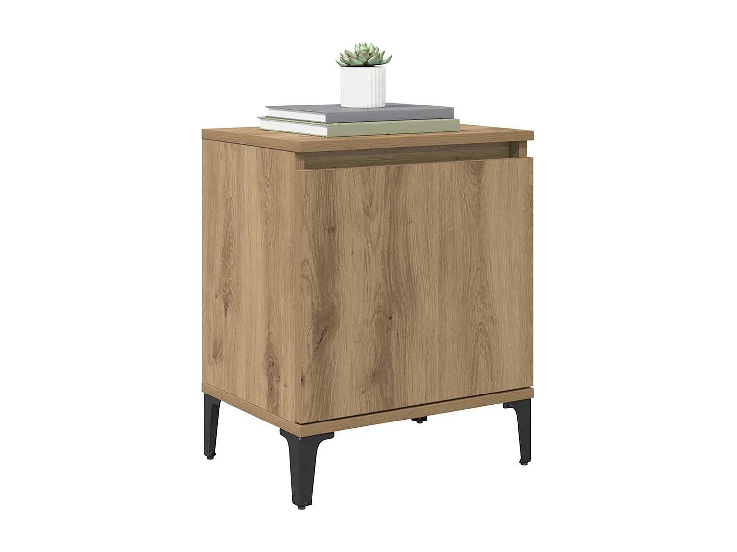 Nachttisch-Beistelltisch Artisan-Eiche 40 x 30 x 50 cm Holzwerkstoff SHL33138