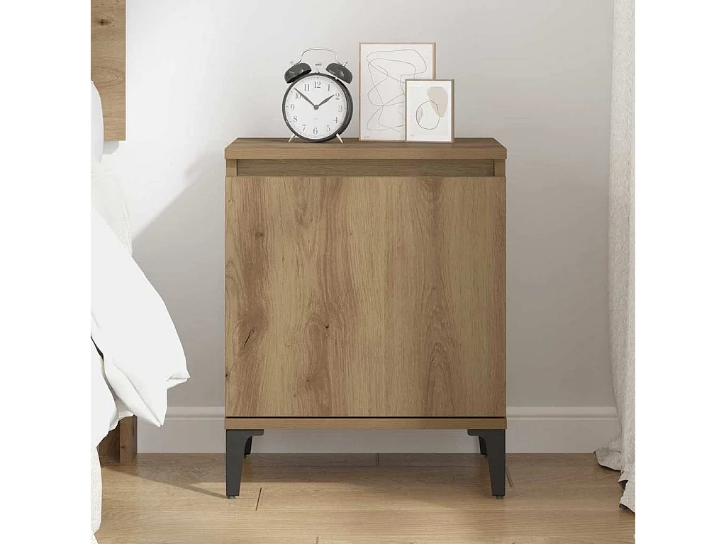 Nachttisch-Beistelltisch Artisan-Eiche 40 x 30 x 50 cm Holzwerkstoff SHL33138