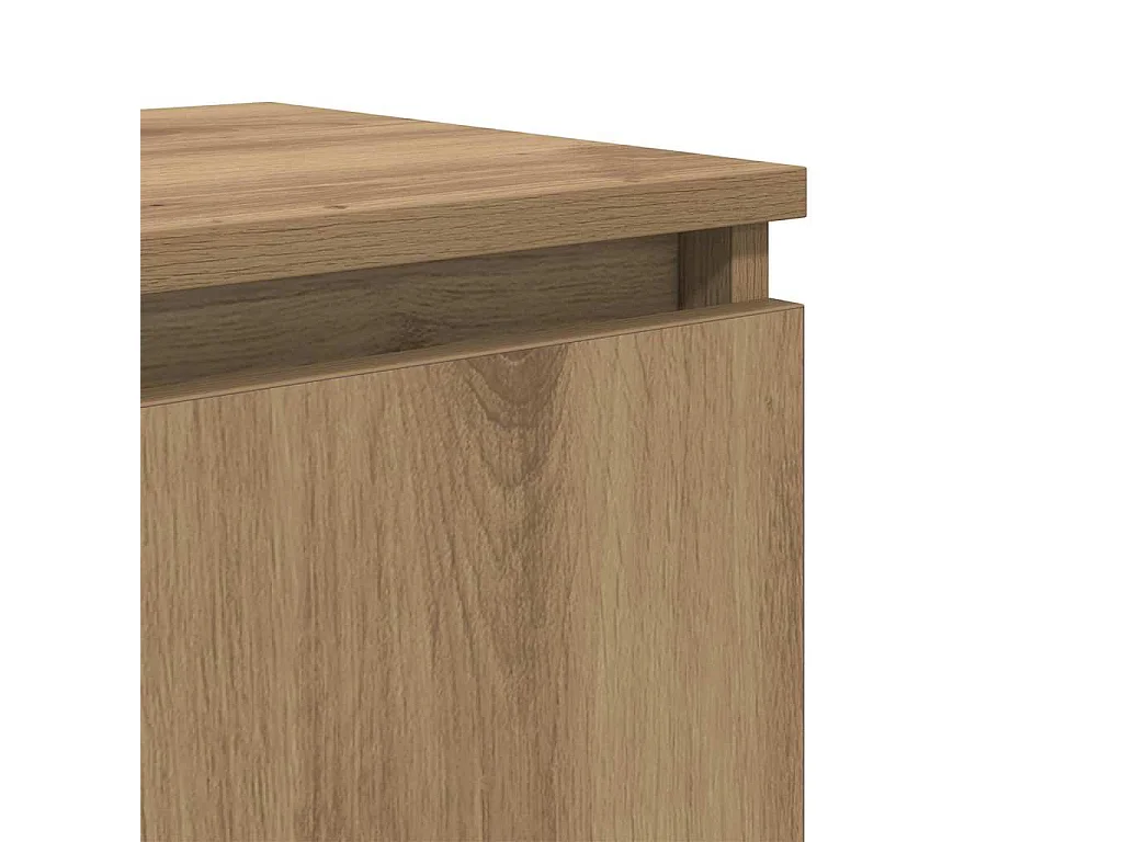 Nachttisch-Beistelltisch Artisan-Eiche 40 x 30 x 50 cm Holzwerkstoff SHL33138