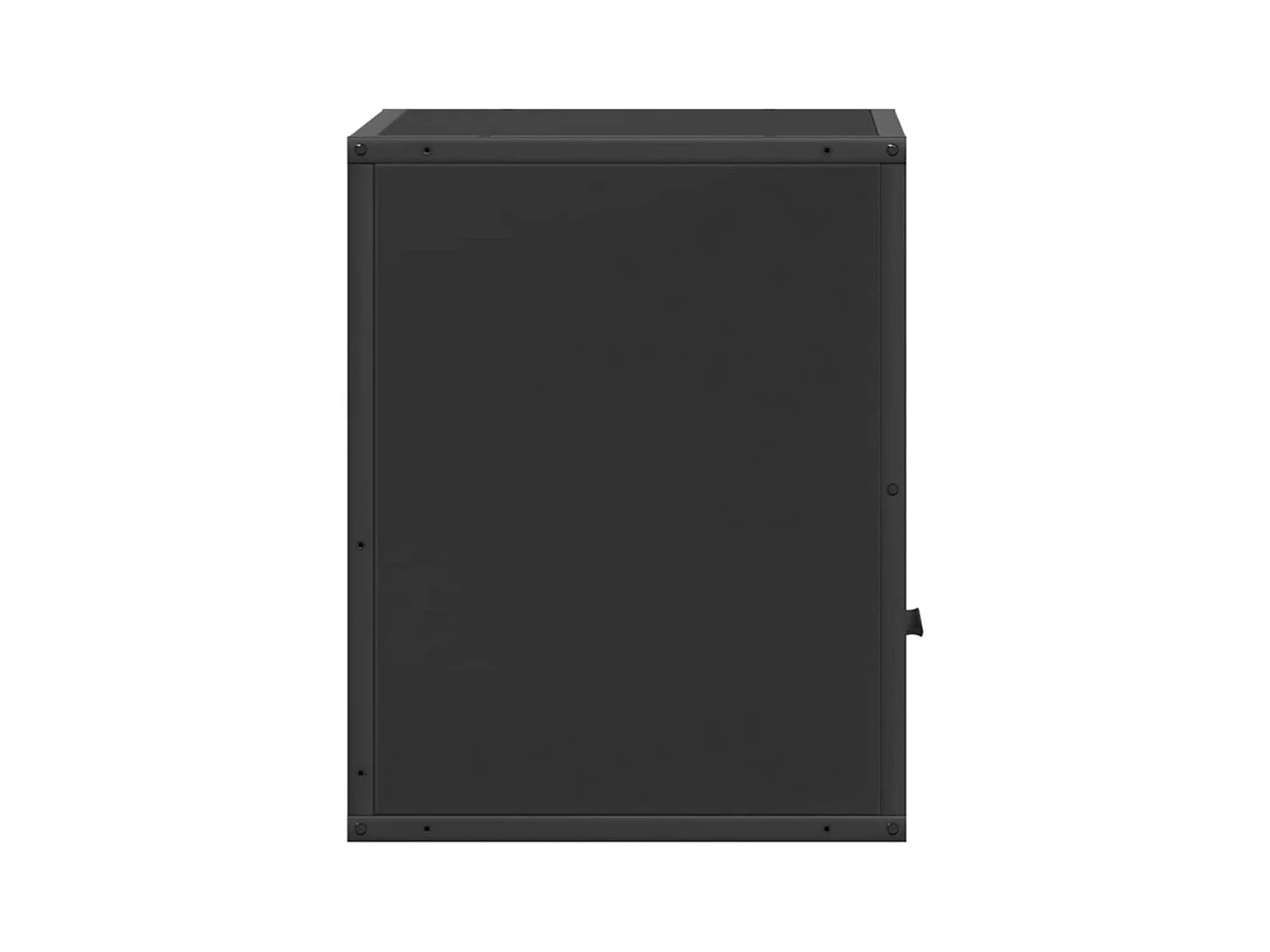 Tables de chevet suspendue Lot de 2 avec rangement noir 40x31x39,5 cm