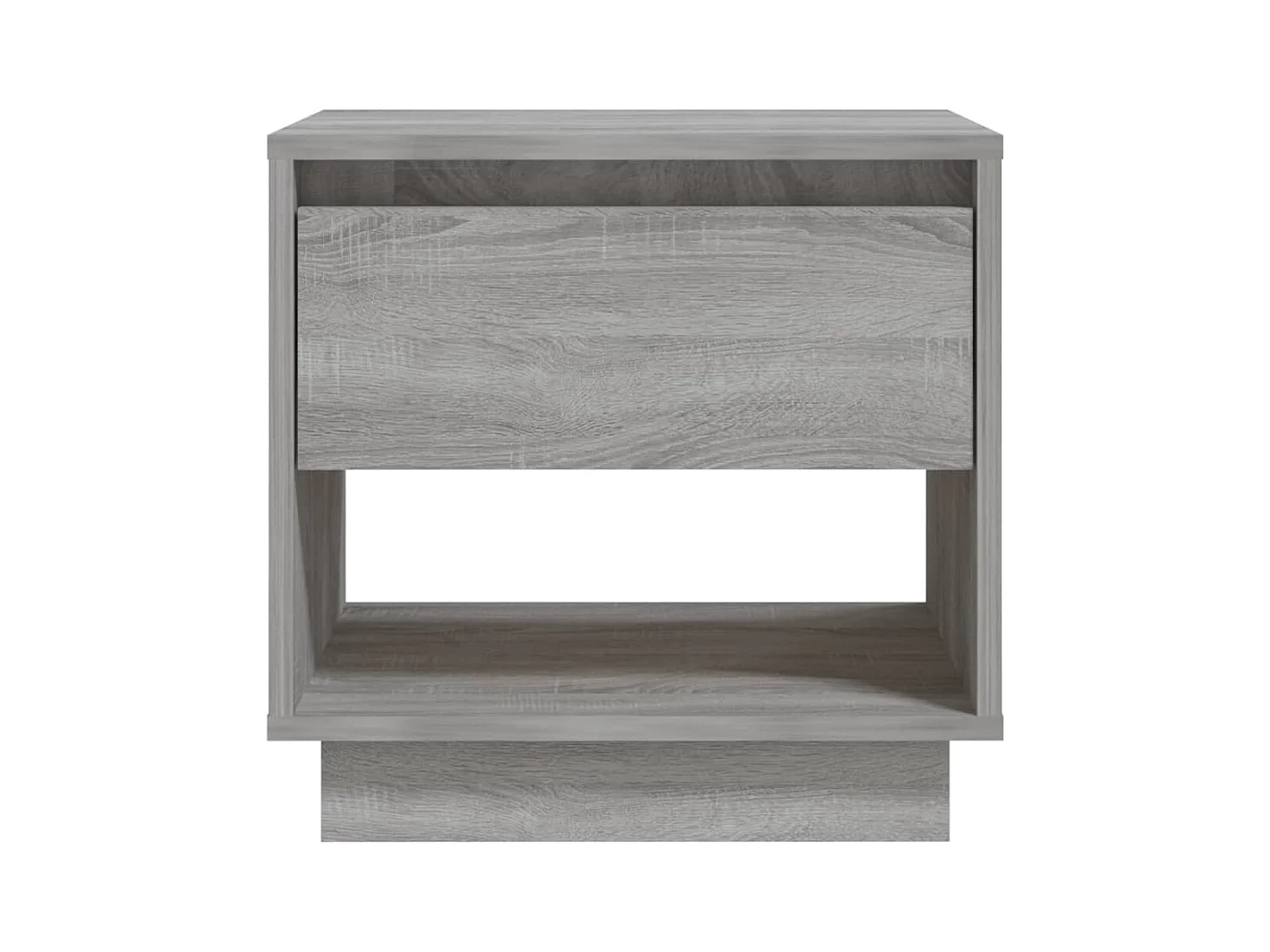Mesitas de noche | Mesilla de noche 2 uds madera ingeniería gris Sonoma 45x34x44 cm